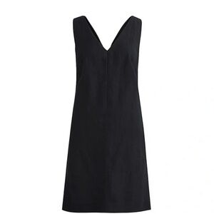 J. Crew Maxine V-Neck Shift Dress Black Medium